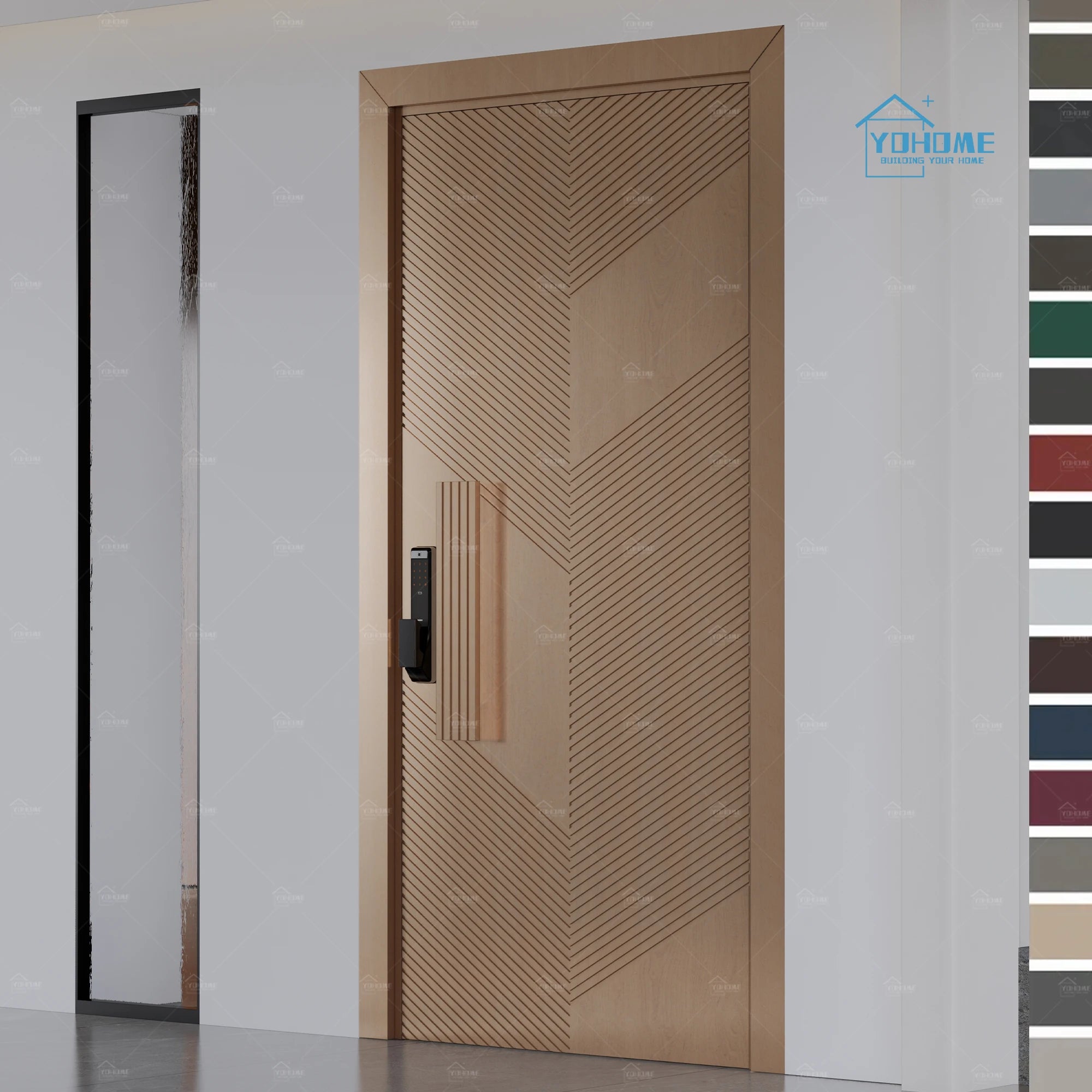 China High Quality Main Outside Door for Home Front Entry Wood Doors Luxury Main Entrance Doors