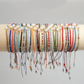 Cute Design Small Size Miyuki Beads Pearl Handmade Macrame Adjustable Bracelet Women