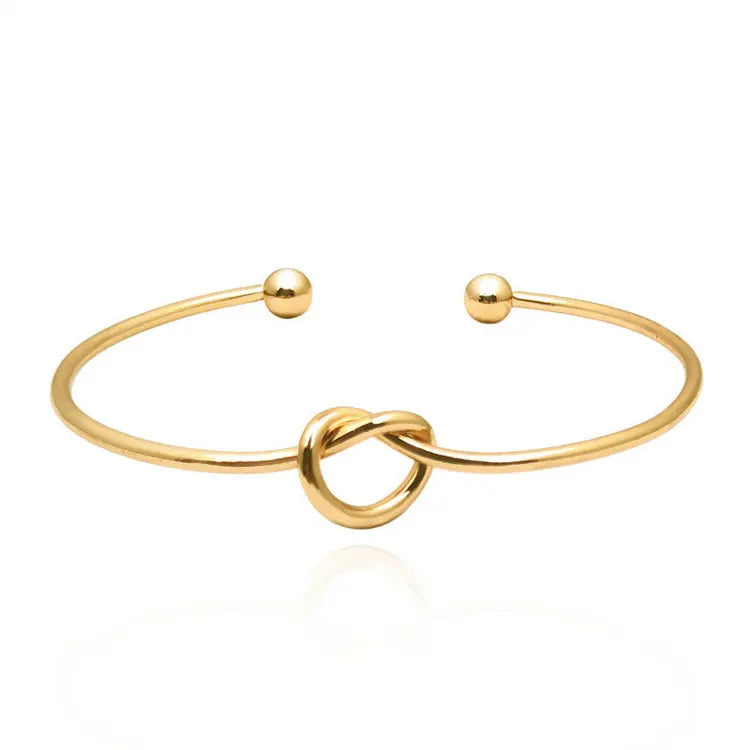 Trendy Opening Adjustable Bracelet Colourful Simple Couple Bracelet DIY Gold Bracelet Designed for Women Couple