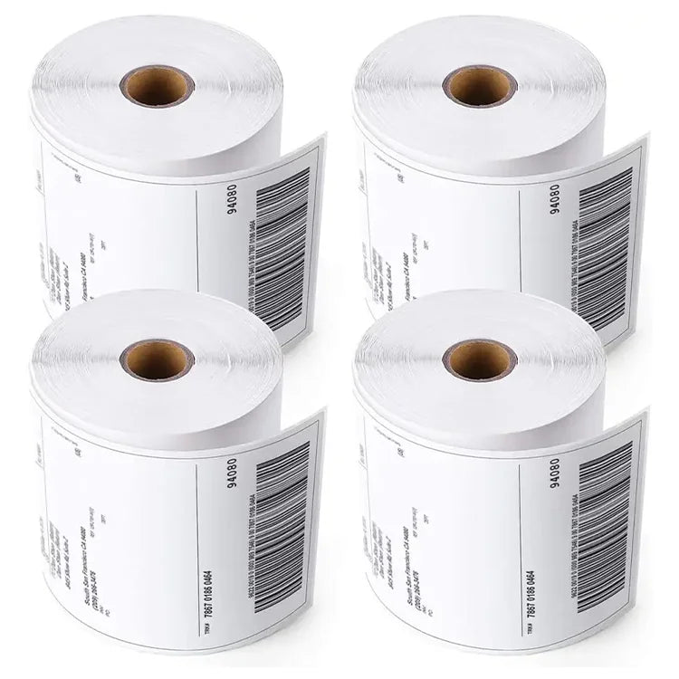 Thermo Shipping Label Thermal Printing Stickers Labels White Pink Yellow Roll Color A6 15Mm 100X150Mm