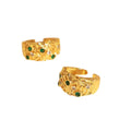Fashion New Design 18K Gold Geometric Open Women's Ring Waterproof Hypoallergenic Trendy Wedding Jewelry Gift