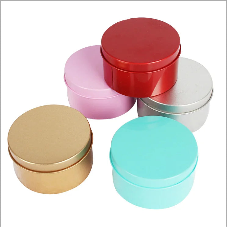 Hot Selling Small Round  Metal Tin  Gift Packing Box  Food Tea Can