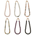 Handmade Natural Gemstone Beaded Phone Charm Cell Phone Lanyard Wrist Strap Phone Chain String for Women Girls