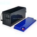 Factory Customized Lithium Battery Case Waterproof Empty 12v 150ah Abs Plastic Battery Box for Lfp Battery