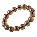 Wholesale Healing Quartz Crystal Stone Bead Bracelet Smoky Quartz 4/6/8/10/12mm Bracelet