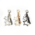 Deepeel KY823 Bag Decorative Accessories Star Pearl Buckle Tassel Keychain Clasp Women Bag Chain Decorative Buckles