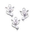 Fox Charms Antique Silver Color Lovely Fox Pendants DIY Crafts Making Findings Handmade Tibetan Jewelry