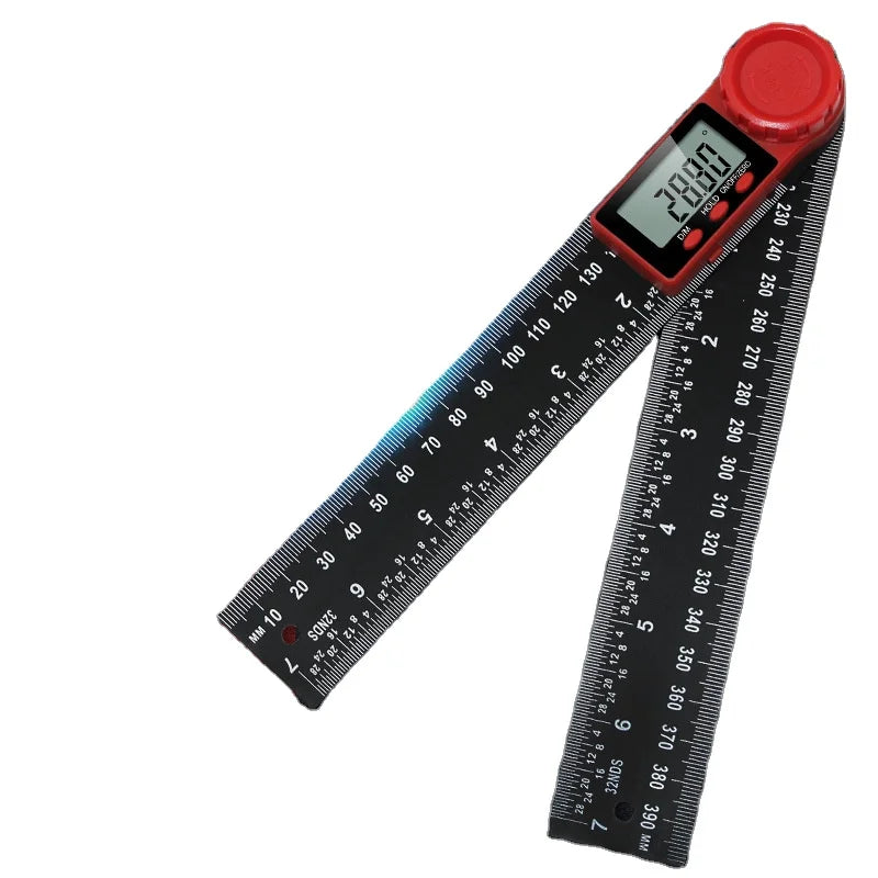 2-in-1 Digital Angle Ruler & Protractor Industrial & DIY Woodworking Router Hand Tools with Plastic Handle OEM Customizable