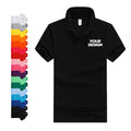 Unisex Kaos Polos Leisure Short Sleeve Black White Solid Color Plain 100% Cotton Fabric Embroidered Logo Pattern Men's T-Shirt