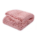 New Arrival Wholesale Travel Highly Breathable Chunky Cable Knitted Weighted Blanket