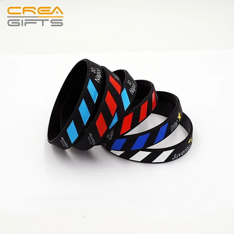 2026 Hot Selling Promotional Gifts No Moq Free Sample Custom Design Your Own Cool Soft Silicon Wristband