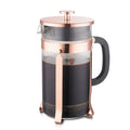 Customized Logo 1L Stainless Steel French Press Coffee Maker Set High Borosilicate Glass Copper Lid Metal Pot Tool for Kitchen