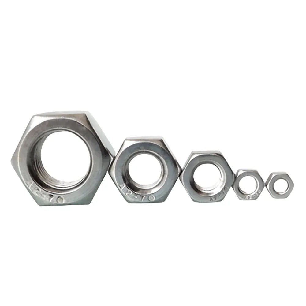 Low Price Stainless Steel 304 Fine Thread M24 M27 M30 M33 M36  Hex Nut
