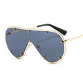 Unisex Wholesale Casual Rivet Over-sized Trending Sunglasses Metal Sunglasses 2024
