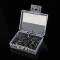 100 Black Boxed Hook China Good Quality Different Size Carbon Fishhook Treble Mustad Fishing Hooks Fishing Tackle Set Fishing