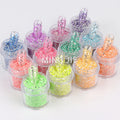 Neon Chunky Glitter Mirror Silver Flash Nail Hair Craft Tumbler Glitter Powder New Shaped Lighting Face Bags 1kg Minimum Order