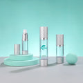 Wholesale Foundation Bottle 15ml 30ml 50ml Matte Silver Plastic Spray Bottle Cosmetic Airless Pump Serum Bottle