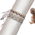 Go2boho Summer Trendy Women's Handmade String Bracelet Set Colorful Beaded Pearl Pulsera Miyuki Seed Beads Fashion Boho Jewelry