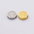 S1250 18K Gold Plated Stainless Steel Saint Benedict Medal Beads | Protection Religious Coin Disc Beads for Jewelry Making