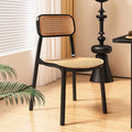 MAITIAN Simple Modern Outdoor Dining Table Chair Foldable Breathable Mesh Style Small Footprint Balcony Plastic Stool Rattan