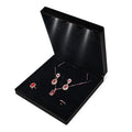 Custom Plastic Luxury Jewelry Box Set with Light Includes Necklace Ring Earring-for Gift Packaging