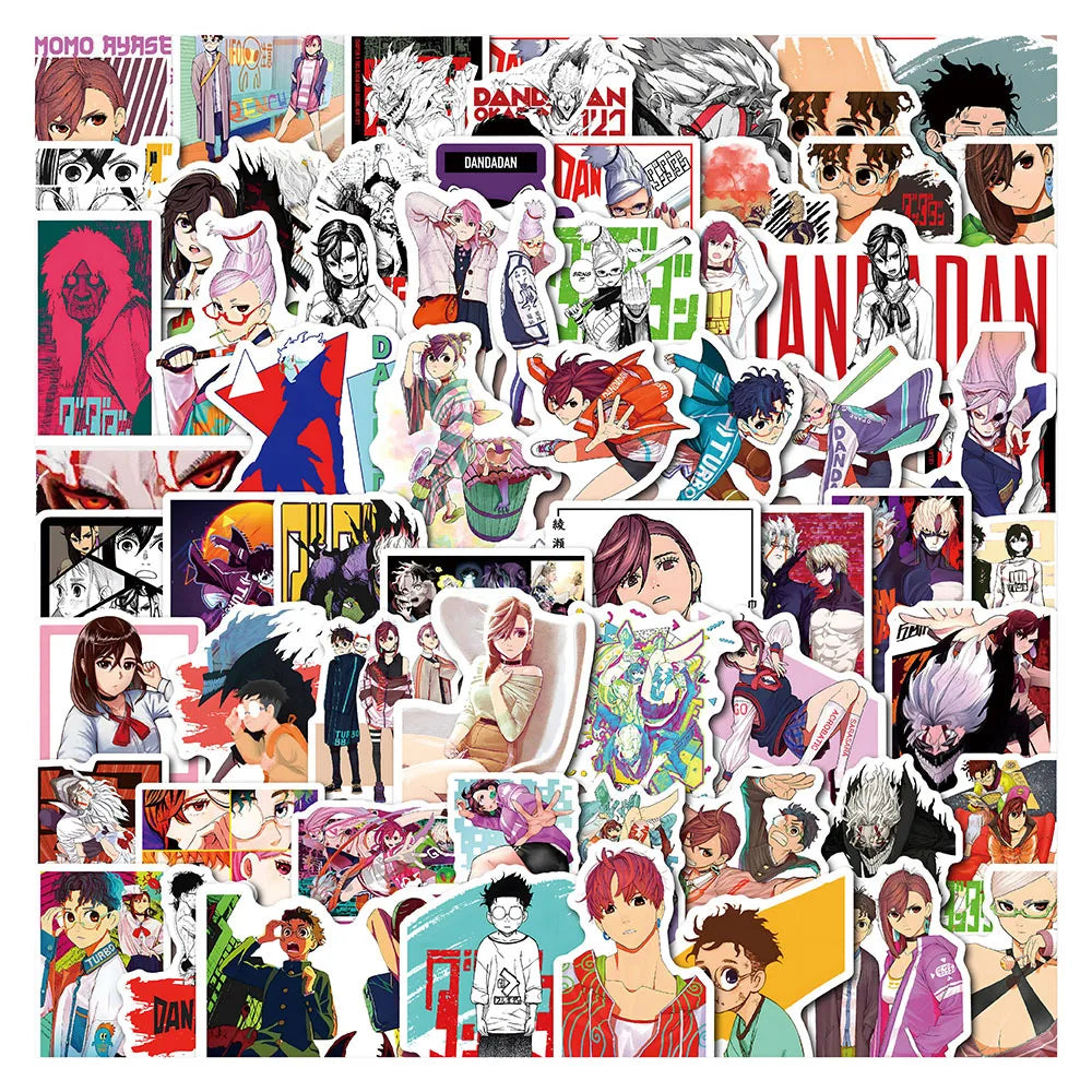 2025 Newly 60PCS Japanese Anime DANDADAN Graffiti Sticker