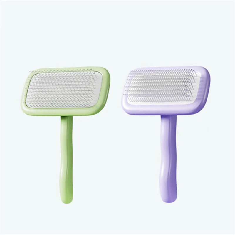 Cat Brushes Pet Grooming Comb for Dogs Cats Shedding Hair Clean Brush Self-Cleaning Puppy Cat Hair Removal Brushes