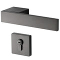 Simple Design Door Knob Black Gray Bathroom Knob High Standard Interior Door Lock Set