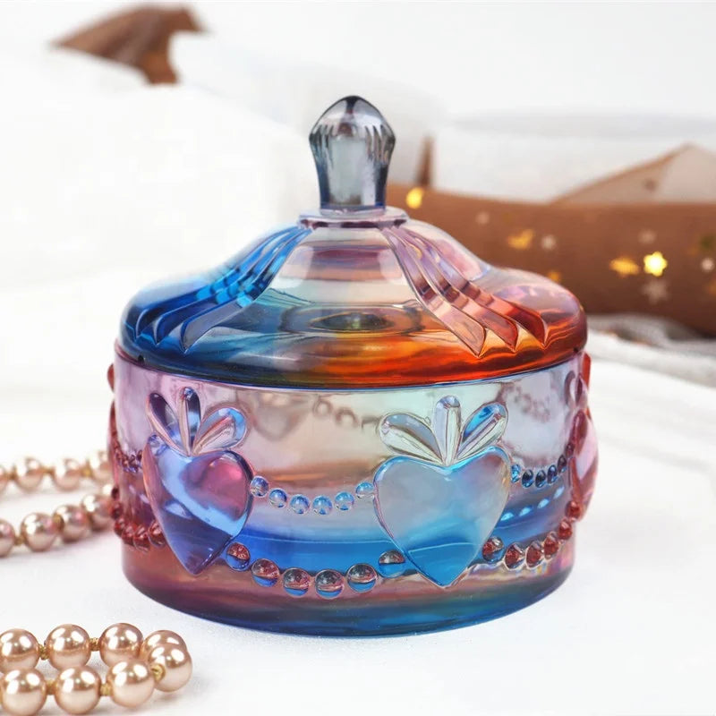 DM496 Crystal Epoxy Resin Jewelry Storage Box Silicone Mold DIY Resin Trinket Case Mold for Ornaments Organizer