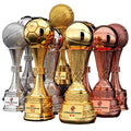 Wholesale Professional Customizable Sports Basketball & Football Resin Trophies Personal Logo Sculpture Pattern Factory Price