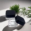Wholesale 15g-100g Cream Jars with Bamboo Lids Round Empty Cosmetic Glass Jar Hot Stamping Seal Manufactured Wholesale Cream Jar