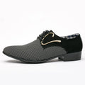 Men Leather Shoes Men's Top Level Business Dress Shoes Male All-Match Casual Shoes Shock-Absorbing Light Weight Party Footwears