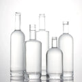 Manufacturer Custom Shaped Wine Bottles Fashion Design Liquor Spirits 500ml Vodka 70cl clear Whiskey 750ml Empty Bottle