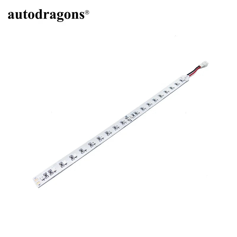 Autodragons OEM 8 Inch 20 Leds 2835SMD White Yellow Red Blue Green 6.4V DC Pinball Game Machine Led Bonus Strip Mods with Clips