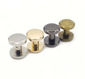 8mm 10mm Brass Flat Head Chicago Screw Rivets for Leather/Belt/ Wallet/Handbag