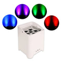 6X18W Led Wireless 6Pcs Battery Uplight Wall Wash Rechargeable Battery Dj Stage Led Par Light With Wifi