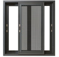 Hot Style Simple Design Aluminum Frame Horizontal Glass Sliding Windows