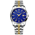 Olika Luxury Men's Quartz Watch Business Style 3ATM Waterproof Stainless Steel Alloy Case with Pointer Dial Display