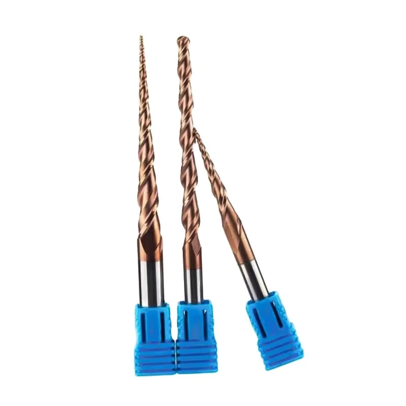 CHENGZHEN HRC55 Diamond Tapered Ball Nose End Mill-High Precision 0.005mm RoHS Certified Wood Carving Tool OEM CNC Compatible