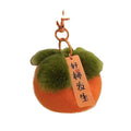 Cute Faux Rex Rabbit Hair Pendant pink Peach Plush Pendant Bag Keychain