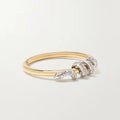 LOZRUNVE Sterling Silver 925 Jewelry Trendy Two Plating Tone Snake Ring Set for Women
