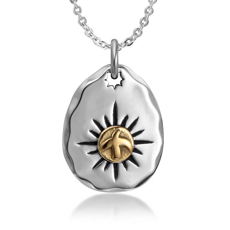 Online Shop Most Fashionable China Men Women Custom Accessories Jewelry Stainless Steel Gold Eagle Fine Pendant Necklace