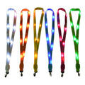 Light up Hanging Lanyard for Led Colorful Glow Led Flash Light Neck Lanyard Strap for Party Club Vocal Recital Concert