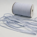Factory Wholesale Flat Braided Elastic Band /cord for 3mm 5mm 6mm 7mm 9mm 10mm Black and White Flat Braided Elastic Band for Sew