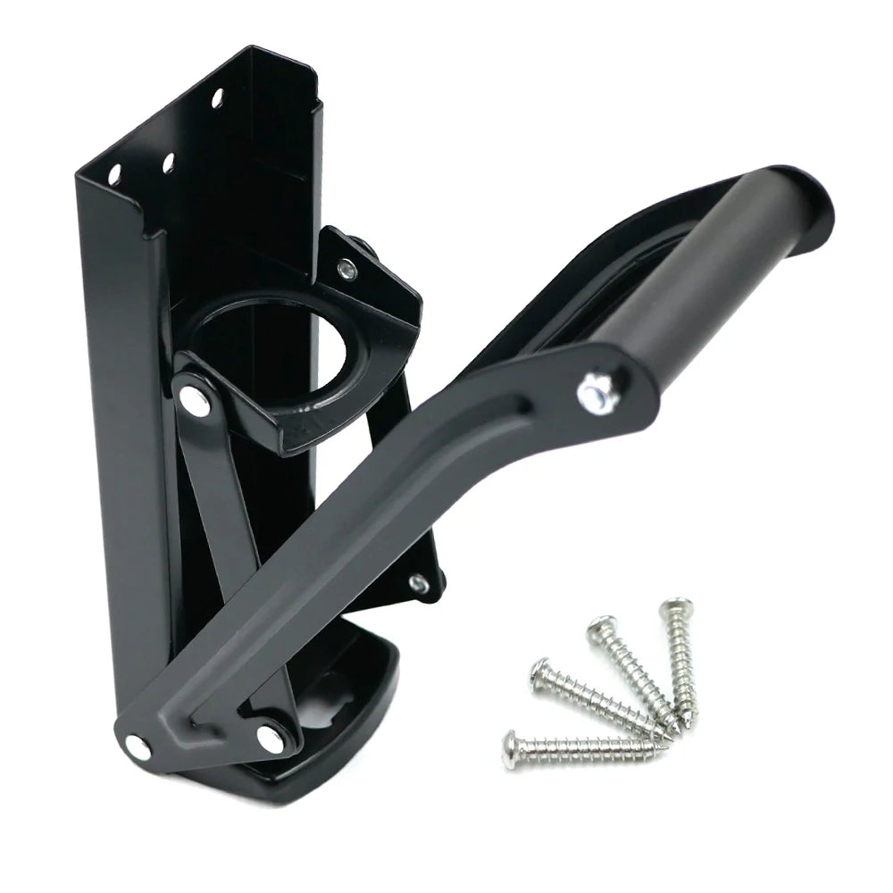 16oz Black Recycling Heavy Duty Wall Mounted Smasher Metal Can Crusher for Aluminum Soda Beer Cans and Bottles
