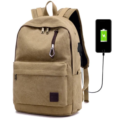 Latest Fashion Durable School Laptop Canvas Rucksack Backpack for Boys and Girls