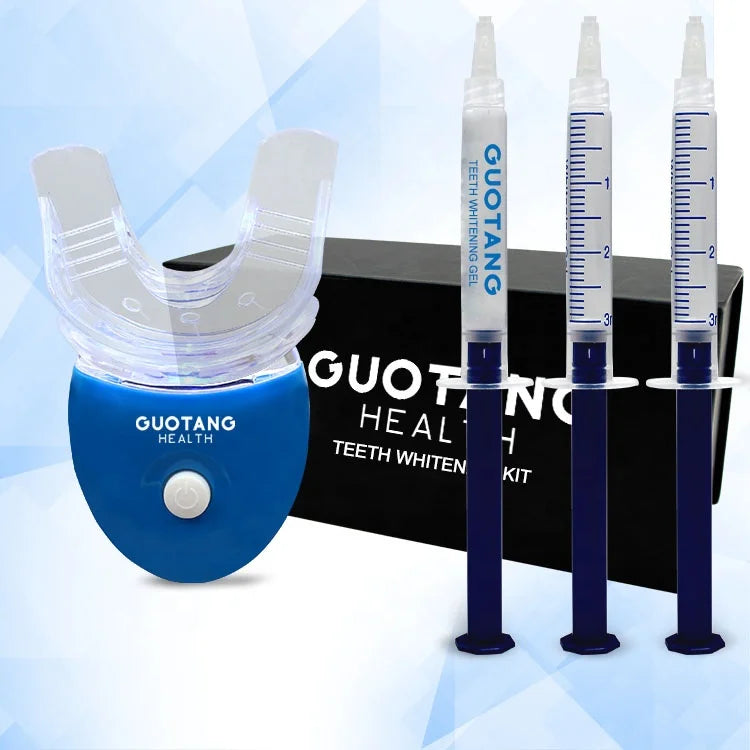 Private Label Non Peroxide Syringe Oem Wholesale Dropshipping Home Personalised Custom Logo Led Rechargeable Teeth Whitening Kit