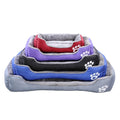 Square Comfortable Double Sided Available Large Pet Dog Sofa Bed Wholesale 19 Colors Picture Memory Foam Pet Bed Solid Stocked