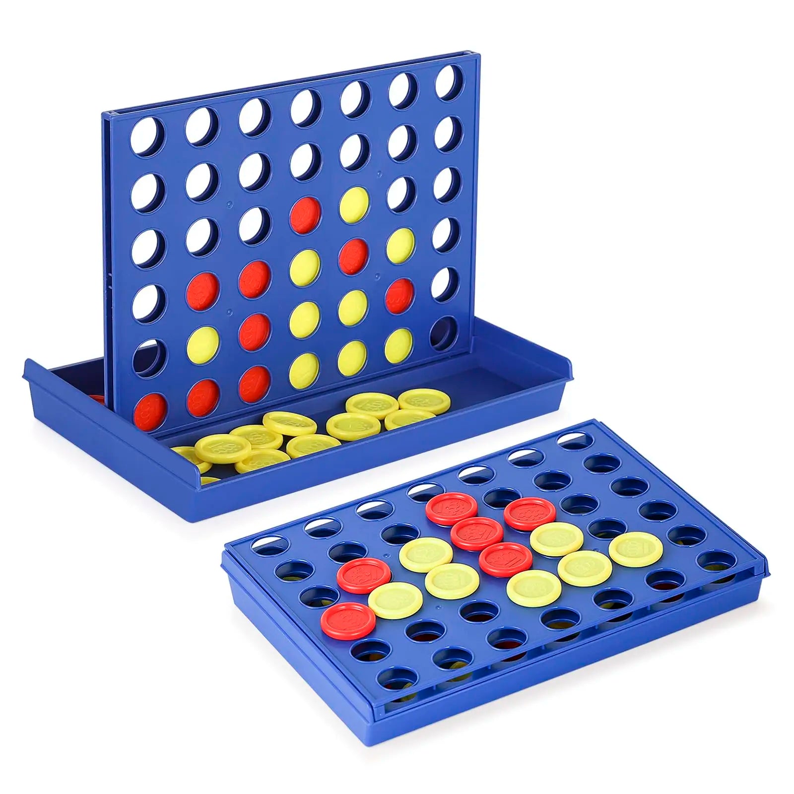 4 in a Row Connect Game Travel Board Game for Boys and Girls Educational Toys for Kids Line up 4 Toys