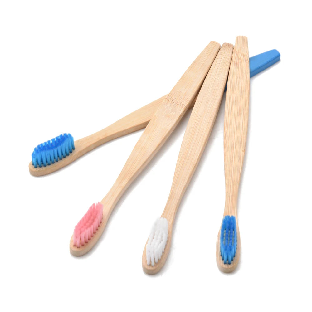 Hot Selling Wholesale Organic Soft Bamboo Toothbrush for Kids with Personalized Logo